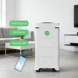 High-Efficiency Commercial Large Room Ionizer UV Air Purifier