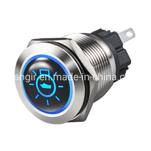 Backlit LED Label Push Button Switch