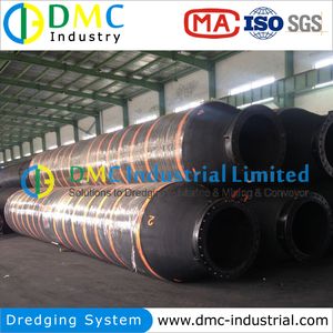 Marine Rubber Floating Dredging Floating Hose with Steel Flange, Dredging Pipes, Rubber Hoses