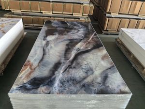 1220X2440mm/2800mm UV PVC Marble Sheet Board