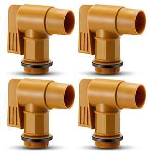 Plastic Tap 3/4" and 2" PE Drum Valve Dispener Plastic Faucet