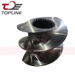 Screw Elements for Plastic Extruder Spare Parts for Twin Screw Extruder