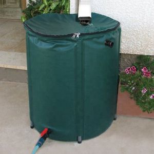 Portable High Quality Outdoor Collapsible Rainwater Barrel for Lawn Irrigation
