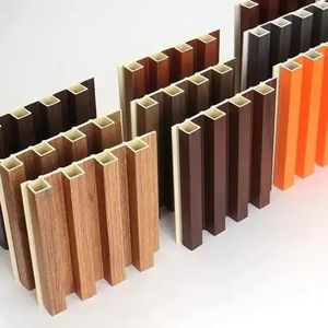 Factory Wholesale Wood WPC PVC Plastic TV Wall for Indoor Custom Colors