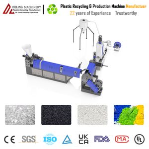 Easy Operation Plastic Granulator Pelletizer for Recycled PP PE Film Woven Bag Fiber Bucket Basket Barrel ABS Flakes Recycling Granulation Pelletizing Machine