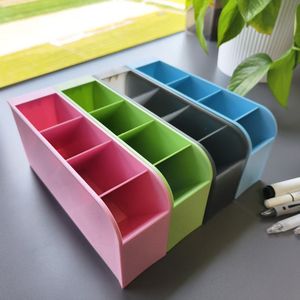 Pen Holder Angled Slanted Oblique Pencil Slant Insert Acrylic Plastic Clear Office Desktop Makeup Brush Kids Desk Organizer Marker Storage