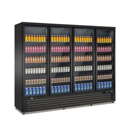 2 /3/4 Door Bottom Mount Bottle Cooler Fridge Refrigerator for C Store