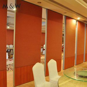 M&W Aesthetics and Design Options Durability Acoustic Reduce Durable Sliding Partition Walls for Hotel