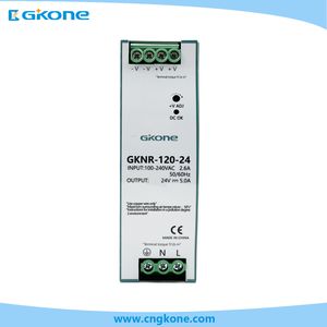 High Quality DIN Rail Gknr-120-24 SMPS Single Output 24V 5A 100W AC to DC Regulated Switching Power Supply