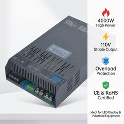4000W 110V Industrial Switching Power Supply CV Cc Zsn3-4K