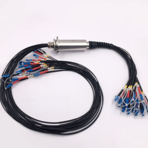 2 Fibers of Rotating Electrical Joint/Slip Rings with mm Fiber Type