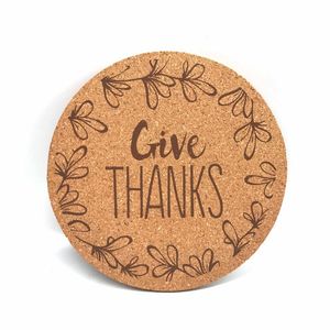Customized Round Household Eco-Friendly Cork Placemats