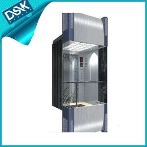 DSK Passenger Elevator Square Glass Elevator Sightseeing Elevator With Good Elevator Quality