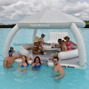 Custom Inflatable Mega Dock, Jet-Ski Drive-on Inflatable Swimming Platform