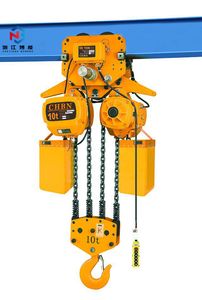 CE Approval 1ton 2ton 3ton Crane Hhbb Electric Chain Hoist with Hook or Trolley
