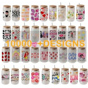 Big Factory Good Price Wholesale Fashion Waterproof 3D Transfer Stickers Logo UV Dtf Cup Wrap Transfers Fall Label