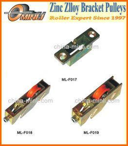 Sliding Gate Metal Yellow Zinc Alloy Bracket Pulley for Door and Window