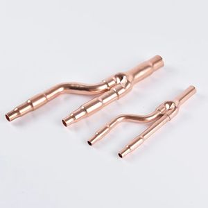 Copper Welding Fittings Brass Pipe Disperse Distributor Vrf Refnet 73t
