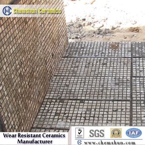 Ceramic Chute Liner with High Quality Alumina Ceramic Properties