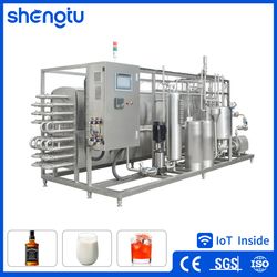 Continuous Industrial Automatic Pasteurizer Plate Heat Exchanger Sterilizer for Beverage