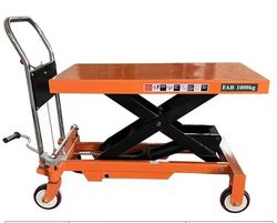 Small Scissor Lift Mobile Hydraulic Mini 1000kg Scissor Lift Platform with 1m Lifting Height