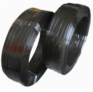 Black Color Hoop Iron Strap for Packaging Baling Strap