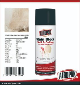 Aeropak Stain Block Wall Ceiling Renew Spray Paint