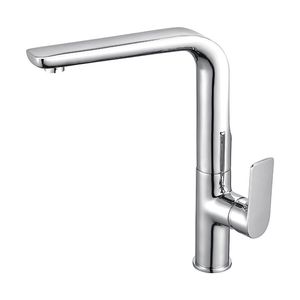 Sink Mounted Chrome Brass Hot and Cold Kitchen Water Faucets