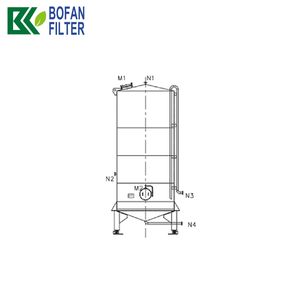 Bofan 20000L Stainless Steel Storage Tank for Industrial Liquid Storage