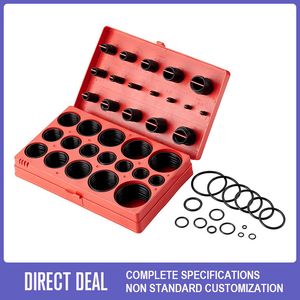 Nitrile Rubber O Ring Kit 32 Sizes O Rings Assortment Kit Set Sealing Washer NBR Metric O-Ring Assortment Repair Box