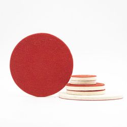 OEM 5" Abrasive Grinding Felts Buffing King 125mm Wool Felt Polishing Pads 100% Wool Felt Polishing Disc