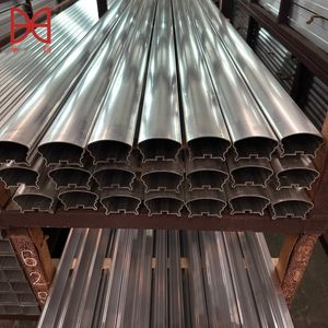 6063 Custom Hollow Square Tube Aluminum Extrusion Profile