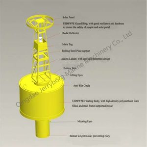 Security Buoys Marine Steel Navigation Floating Buoys with LED