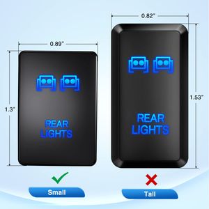 Auto LED Light Steering Wheel Heating Mirror Folding Switch Push Button for Toyota Camry Altis Land Cruiser Prado 2007-2015