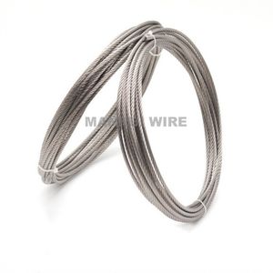 AISI 304 316 7X19 Rotation-Resistant Stainless Steel Wire Rope