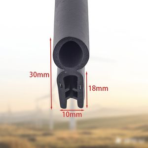 Weather Resistant EPDM Steel Composite Rubber Strip for Vehicle Cabin Door Frame Use