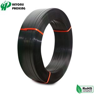 Customized Black Packing Strapping Plastic Pet Strap Belt