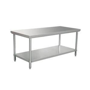 Commercial Assembled Double Layer Stainless Steel Workbench Used in Kitchen and Restaurant