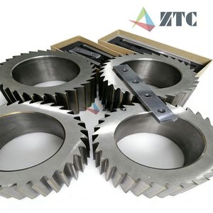Plastic Granulator Hob Cutter for Pelletizing Machine Carbide / HSS, Custom Size