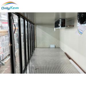 12 Door Commercial Cold Storage Room Display Walk in Cooler Freezer