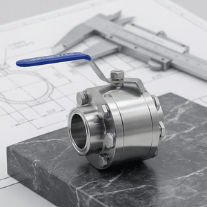 High Pressure Thread Stainless Steel Industrial Floating Ball Valve