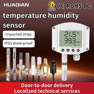 Temp and Humidity Sensor Temp Humidity Meter Wireless Temperature Humidity Sensor Room Temperature and Humidity Sensor Duct