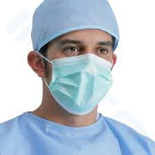 Blue Disposable 3ply Non-Woven Surgical Medical Face Mask One Time Usage Mask N95 Mask