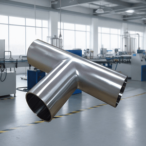 Sanitary Stainless Steel Long-Type Welded  Tee