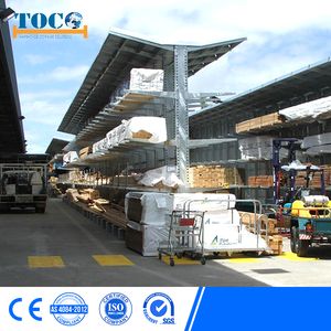 Ipe Extra Heavy Duty Cantilever Rack with Mesh Decking