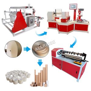 Automatic Paper Tube/Core Making Setup Machine Tube Paper Winding Rolling Core Toliet Machine