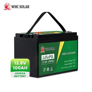 WHC 12.8V 100Ah Lifepo4 Battery Lead Acid Replacement Lithium Ion Batteries 12V 100Ah 200Ah 300Ah