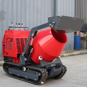 Mini Dumper 500kg Tracked Self Loading with Diesel Engine for Construction Site Mixer