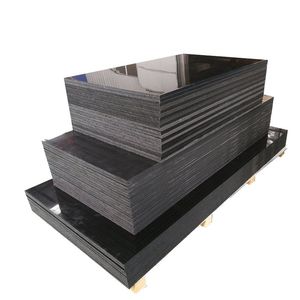 4X8 Black ESD Polypropylene Sheet Solid Textured 100% Virgin Material PP Sheet