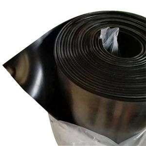 Black Factory Produced NR Rubber Sheet for Flooring